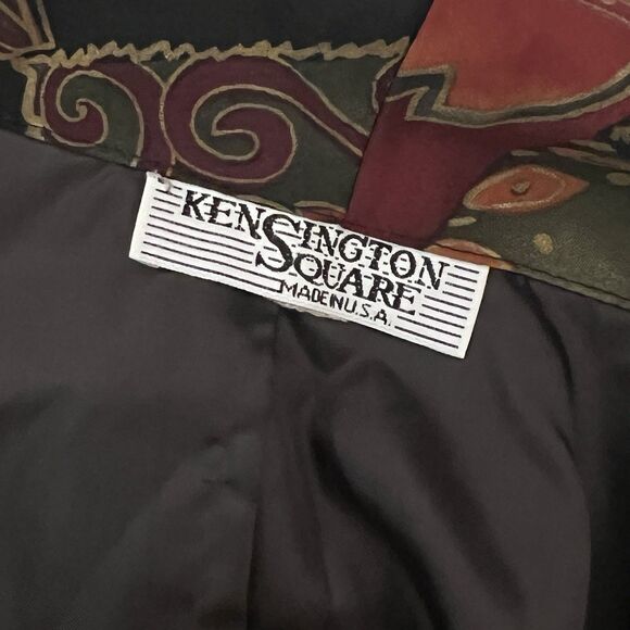 Kensington Square Vintage Women's Blazer Made in USA Brown Single Button Size 3X - Picture 6 of 13